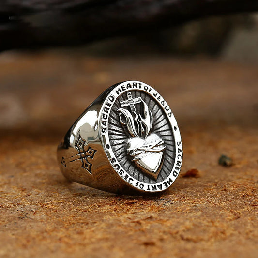 The Sacred Heart of Jesus Ring