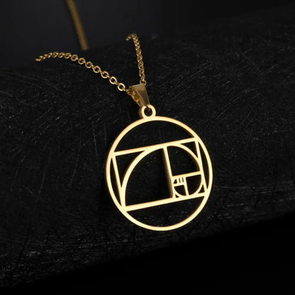 Fibonacci Spiral Necklace