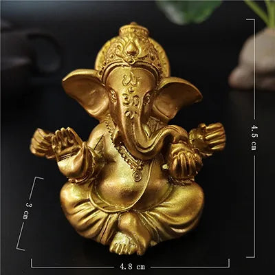 Ganesha Golden Statuette