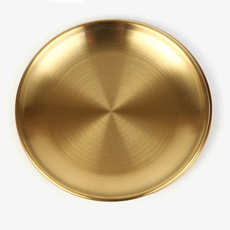 Golden Incense Tray Set