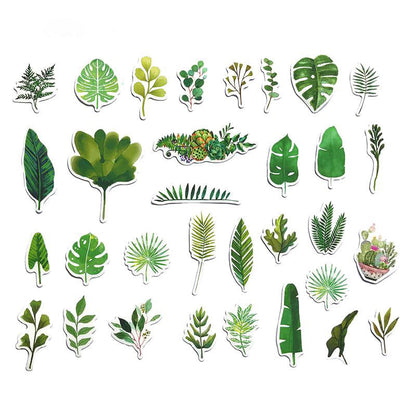 Green Leaves Stickers