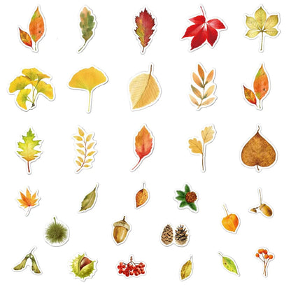 Autumn Leaves Stickers