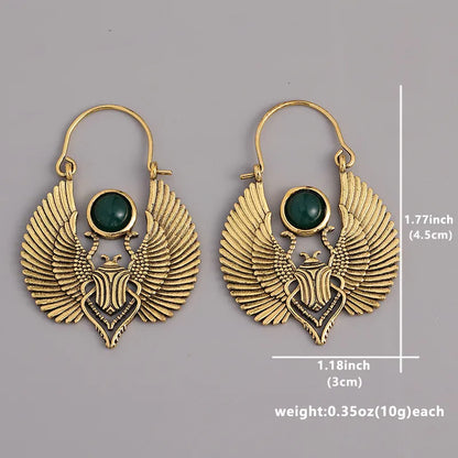 Scarab Egyptian Earrings