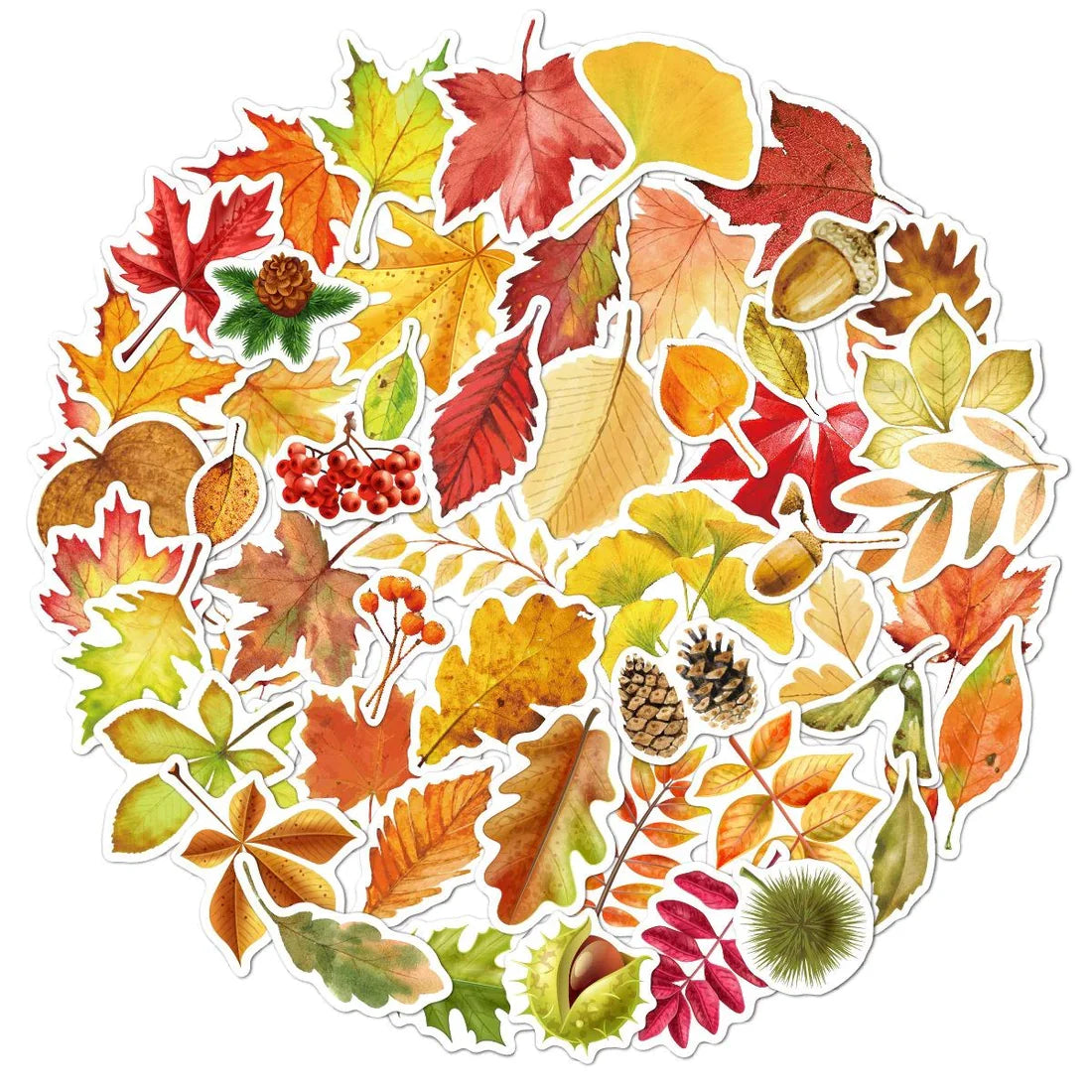 Autumn Leaves Stickers