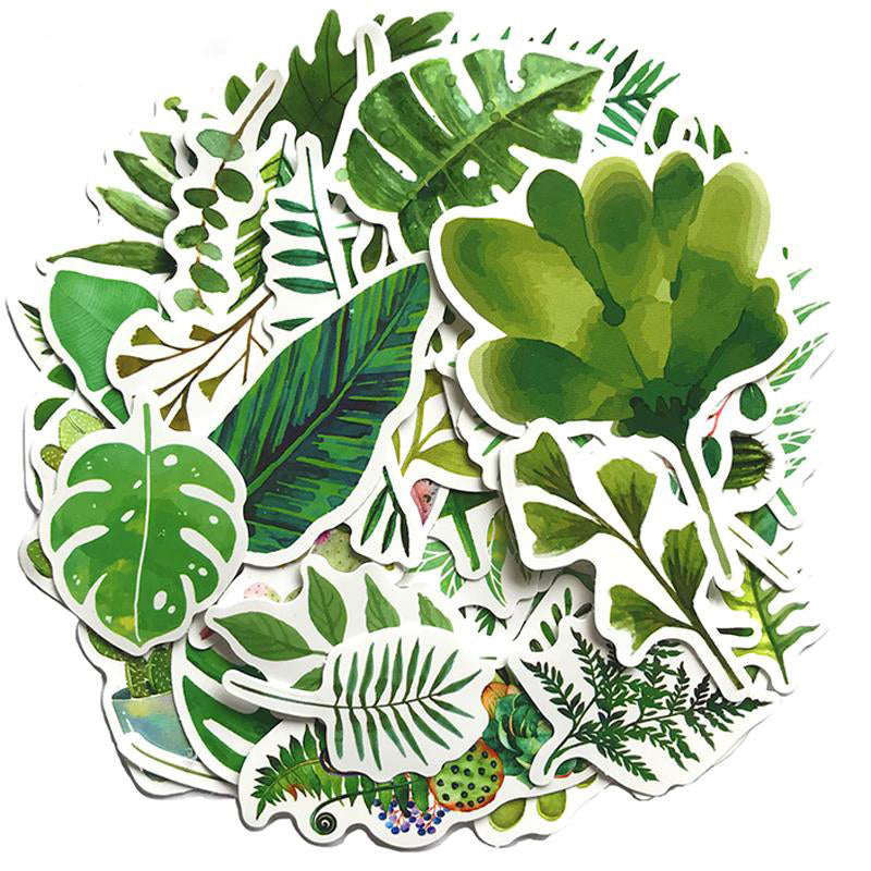 Green Leaves Stickers