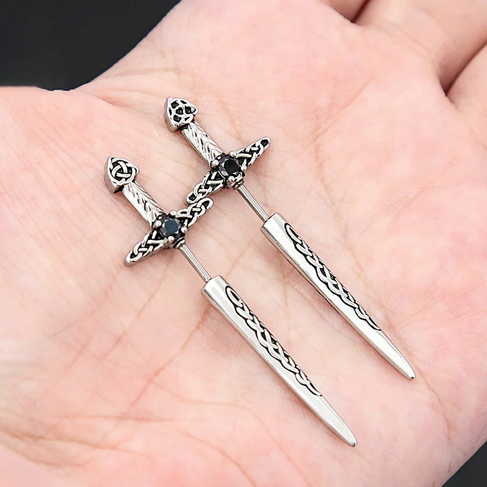 Sword Earrings