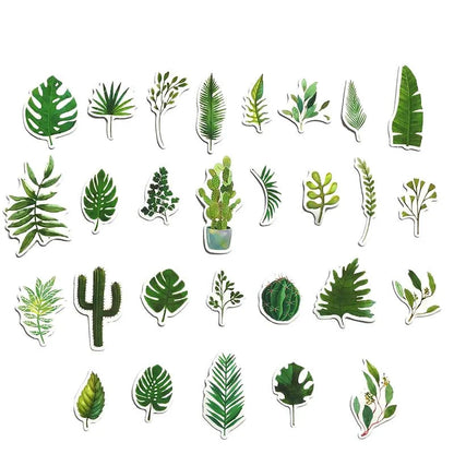 Green Leaves Stickers