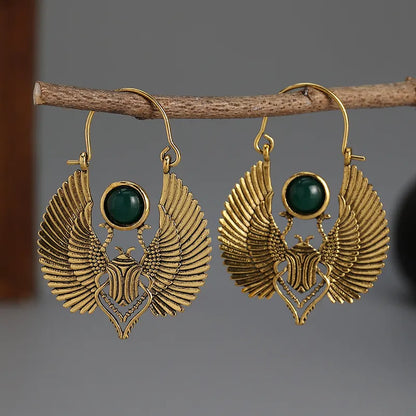 Scarab Egyptian Earrings