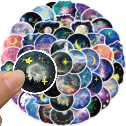 Galaxy Glimmer Stickers